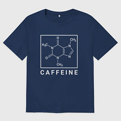 Мужская футболка оверсайз Структура Кофеина