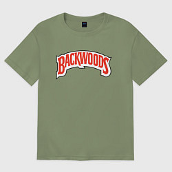 Футболка оверсайз мужская BACKWOODS, цвет: авокадо