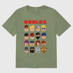 Футболка оверсайз мужская ROBLOX, цвет: авокадо