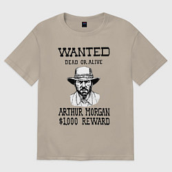 Футболка оверсайз мужская RED DEAD REDEMPTION, цвет: миндальный