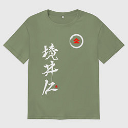 Мужская футболка оверсайз Ghost of Tsushima