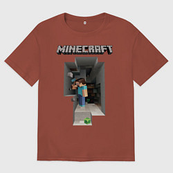 Мужская футболка оверсайз Minecraft