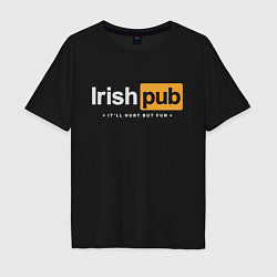 Мужская футболка оверсайз Irish Pub