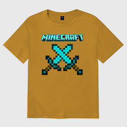 Мужская футболка оверсайз Minecraft