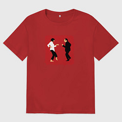 Футболка оверсайз мужская Dance mia vega, цвет: красный