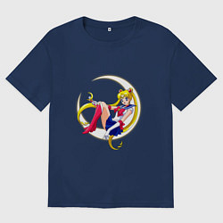 Мужская футболка оверсайз Sailor Moon