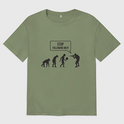 Мужская футболка оверсайз CS GO спина Z