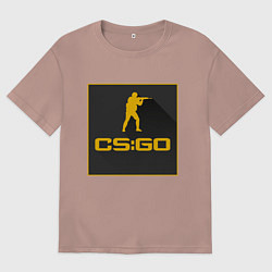 Мужская футболка оверсайз CS GO Z