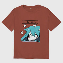 Мужская футболка оверсайз Грусть