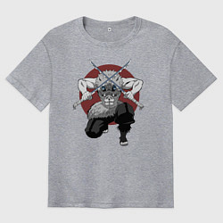 Мужская футболка оверсайз Иноске