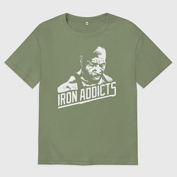 Мужская футболка оверсайз Сити Флетчер Железозависимые