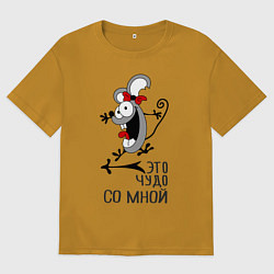 Мужская футболка оверсайз Крэзи