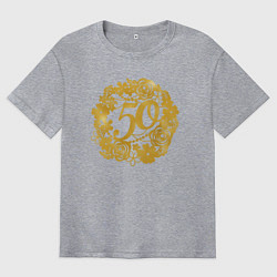 Мужская футболка оверсайз 50 лет