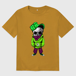 Мужская футболка оверсайз Skoda Skull Z