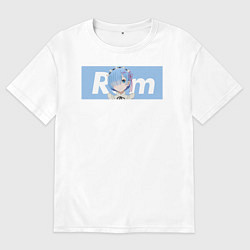 Мужская футболка оверсайз Рем