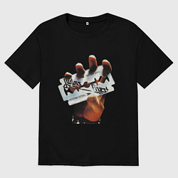 Мужская футболка оверсайз Judas Priest Джудас Прист