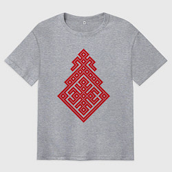 Мужская футболка оверсайз Славянский Оберег Макошь