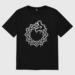 Футболка оверсайз мужская Семь смертных грехов, цвет: черный