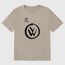Мужская футболка оверсайз Volkswagen