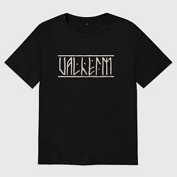 Футболка оверсайз мужская Valheim, цвет: черный
