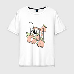 Мужская футболка оверсайз Japanese Peach Juice