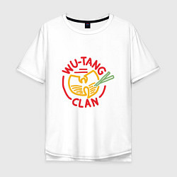 Футболка оверсайз мужская Wu-Tang Clan, цвет: белый