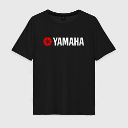 Футболка оверсайз мужская YAMAHA ЯМАХА, цвет: черный