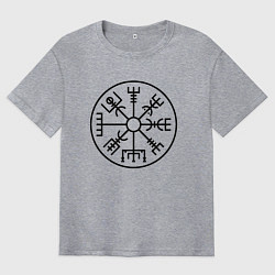 Мужская футболка оверсайз Вегвизир Гальдрастав Z