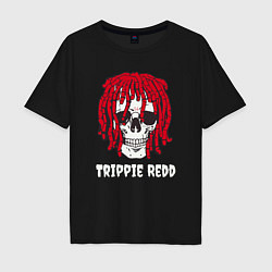 Футболка оверсайз мужская TRIPPIE REDD, цвет: черный