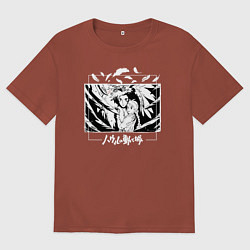 Мужская футболка оверсайз Ходячий замок