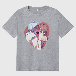 Мужская футболка оверсайз Tomoe and Nanami KIss