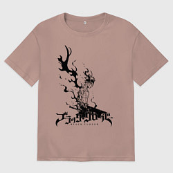 Мужская футболка оверсайз Черный Аста Черный Клевер