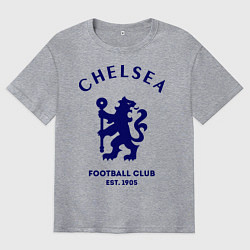 Футболка оверсайз мужская Chelsea Est. 1905, цвет: меланж