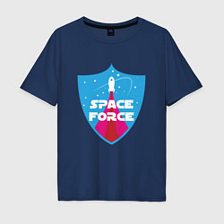 Мужская футболка оверсайз Space Force