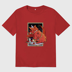 Мужская футболка оверсайз Маленький Загрей