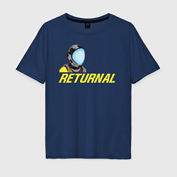 Мужская футболка оверсайз Returnal logo