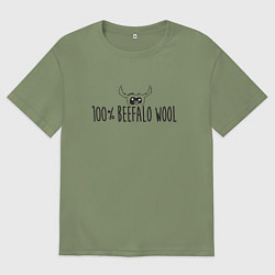 Мужская футболка оверсайз Стопроцентная шесть бифало