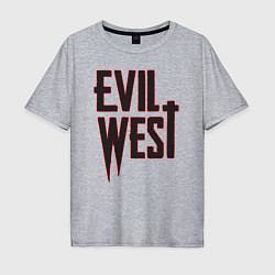 Мужская футболка оверсайз Evil West