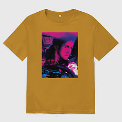 Мужская футболка оверсайз Фильм драйв