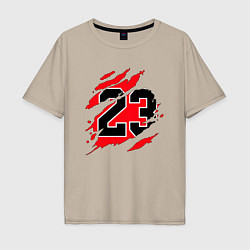 Мужская футболка оверсайз Bulls 23