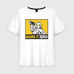 Футболка оверсайз мужская Mark It Zero Большой Лебовски, цвет: белый