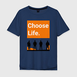 Мужская футболка оверсайз Choose Life