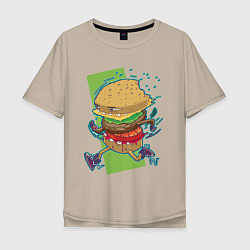 Мужская футболка оверсайз Fast Food