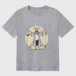 Мужская футболка оверсайз DUDEISM Большой Лебовский