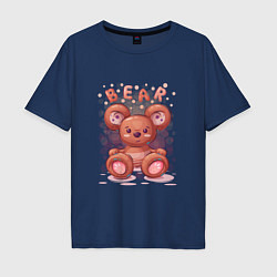 Мужская футболка оверсайз Медвежонок Bear