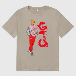 Мужская футболка оверсайз Онидзука крутой учитель