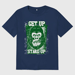 Мужская футболка оверсайз Get Up - Stand Up