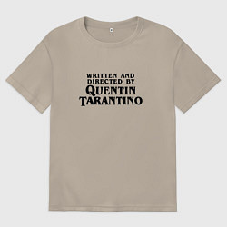 Мужская футболка оверсайз Quentin Tarantino