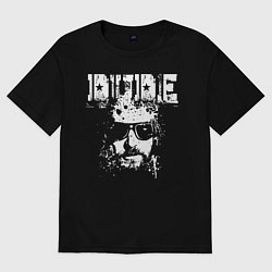 Футболка оверсайз мужская Dude, цвет: черный