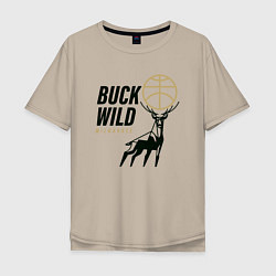 Мужская футболка оверсайз Buck Wild